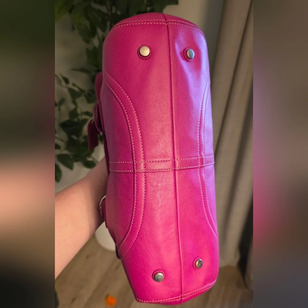 Coach Vintage Hampton Soho Pink Leather 9636 - Picture 10 of 11